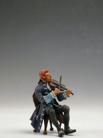 VIOLONISTE EN HABIT